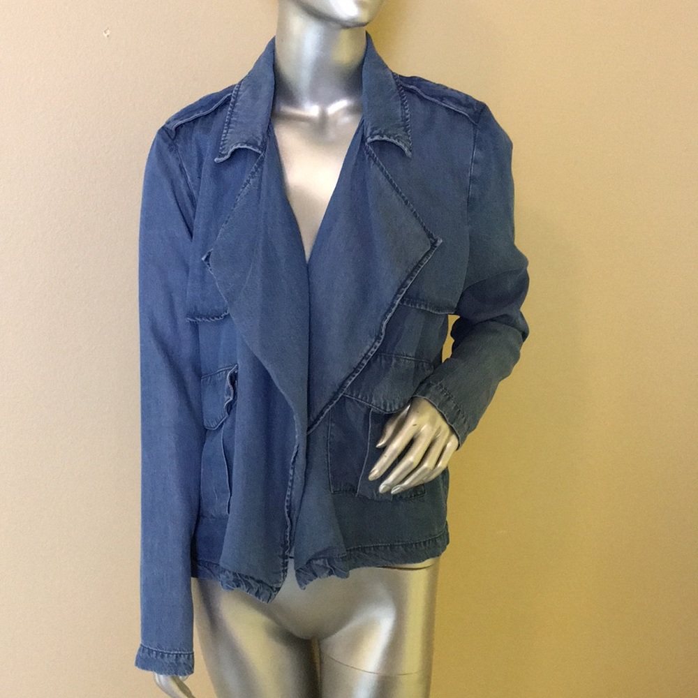Splendid Soft Denim Chambray Jacket - image 8